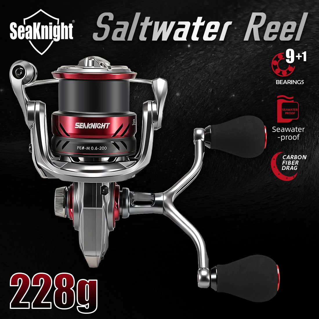 Abu Garcia Reel Max - بكرة صيد دوارة من ماركة SeaKnight