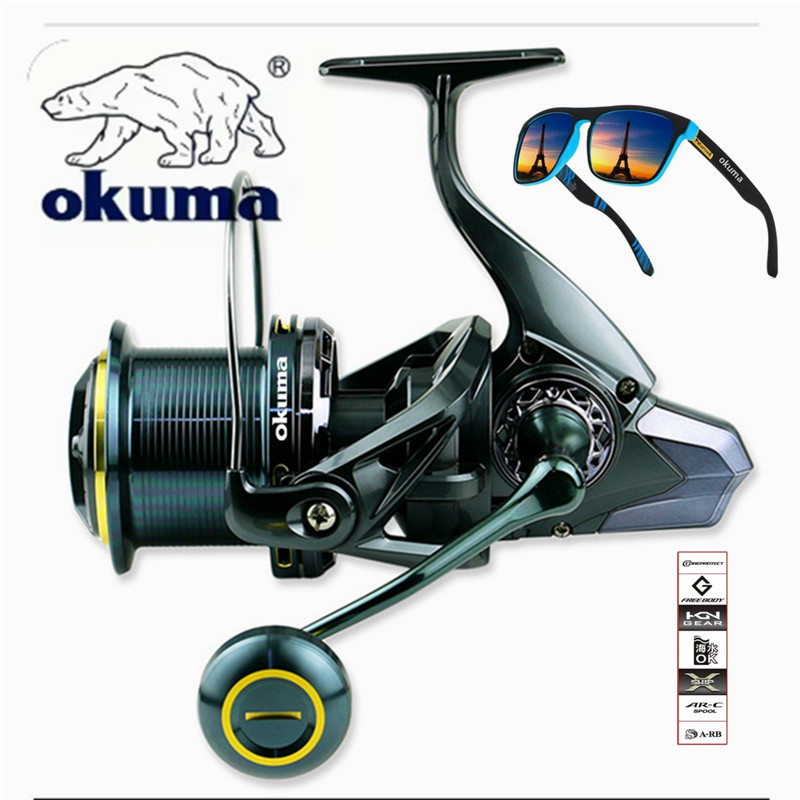 Daiwa Reel Bg - بكرة صيد أوكوما 9000-14000 معدنية للرمي
