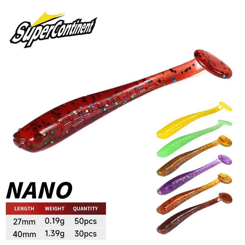 Fishing Lure Soft Plastic - Supercontinent الطعم الناعم أسماك جديدة 4