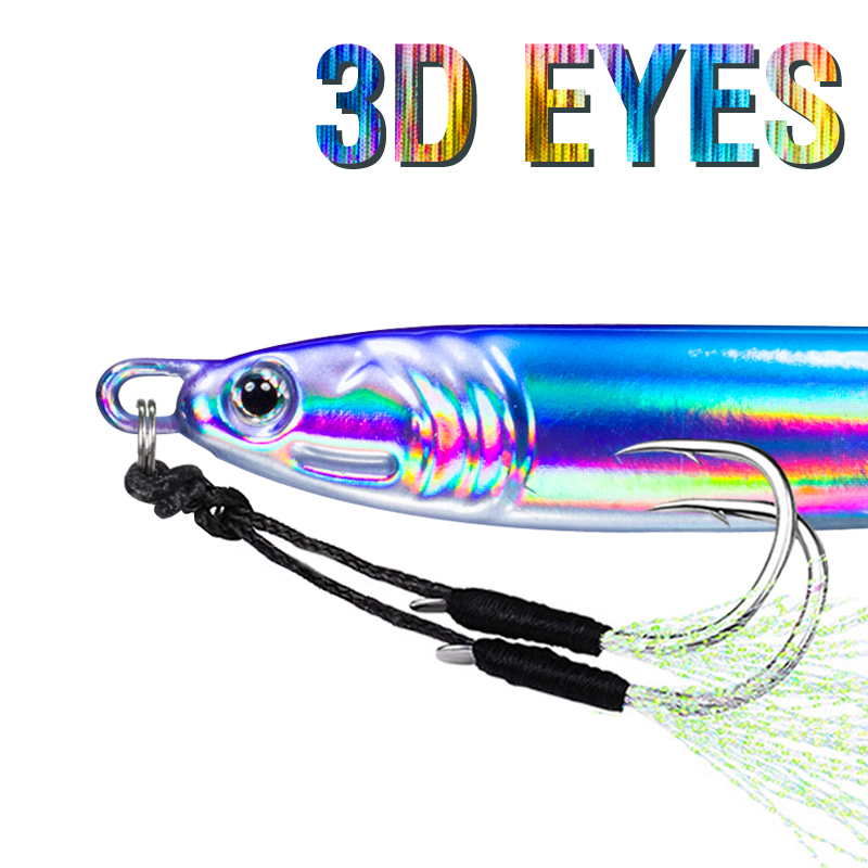 7 قطعة 40 جرام 60 جرام 80 جرام - مراجعة Fishing Lure Spoon وسعره