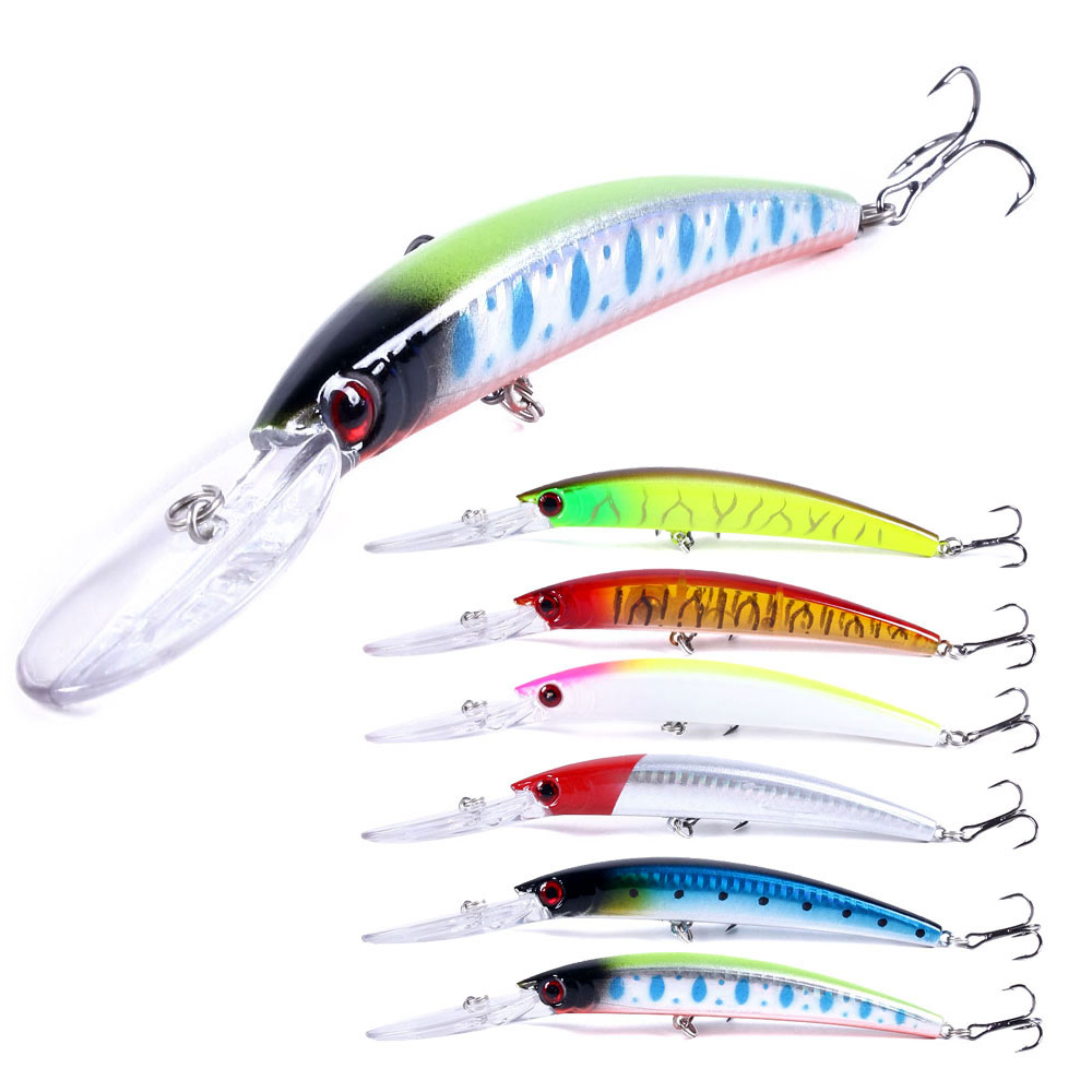 1 قطعة 15 سنتيمتر 15 جرام الغو - مراجعة Fishing Lure Crankbait وسعره