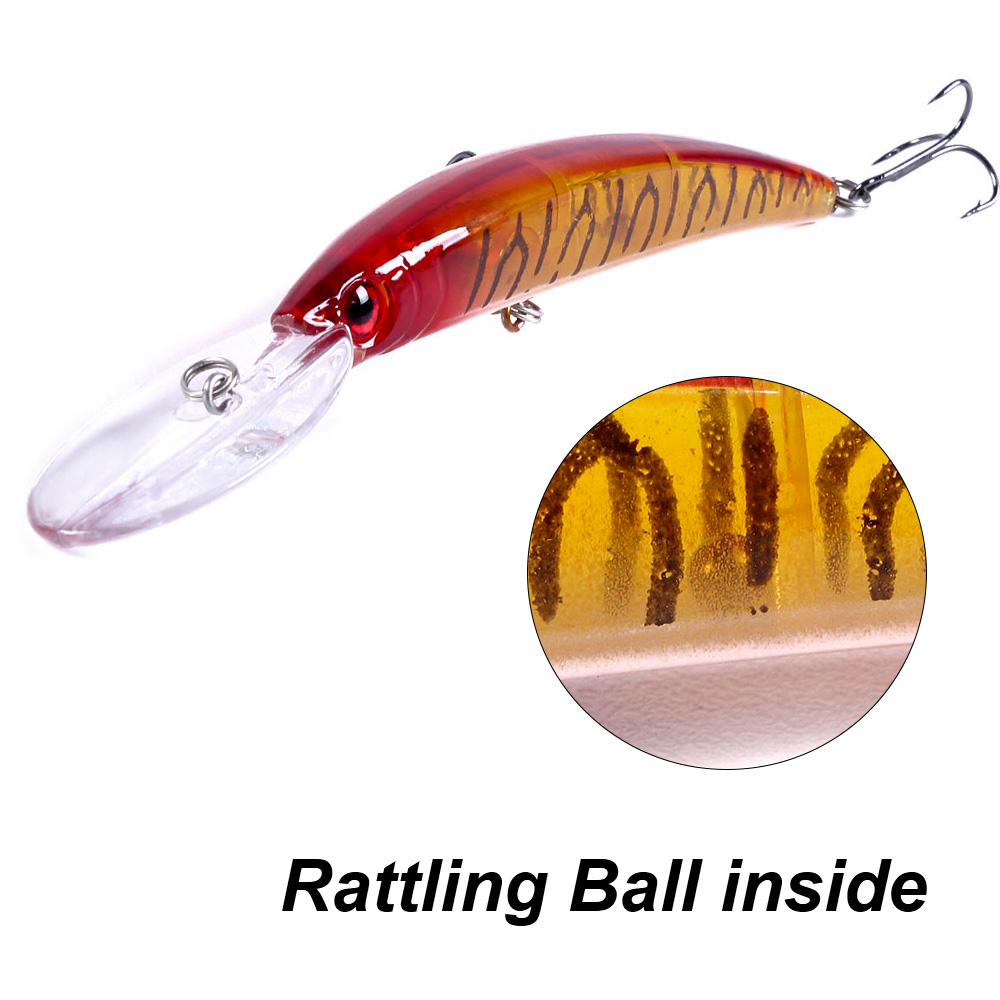 1 قطعة 15 سنتيمتر 15 جرام الغو - مراجعة Fishing Lure Crankbait وسعره