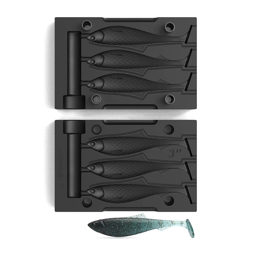 قالب صيد السمك المخصص المصنوع  - مراجعة Fishing Lure Soft Plastic وسعره