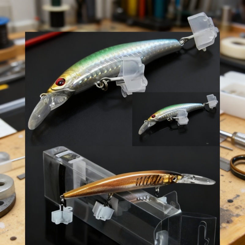 195 قطعة من واقيات الخطاف الثل - مراجعة Fishing Lure Soft Plastic وسعره