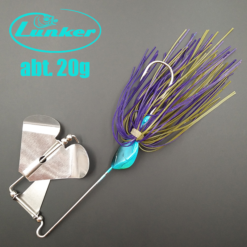 Wusanban Lunker Spinner الطعوم - مراجعة Fishing Lure Blade Bait وسعره